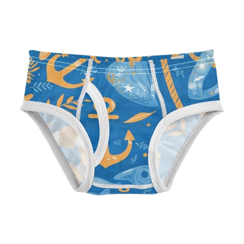 KLL Anchors and Ropes Baby Boys Cotton Nighttime Underwear Cute Undies