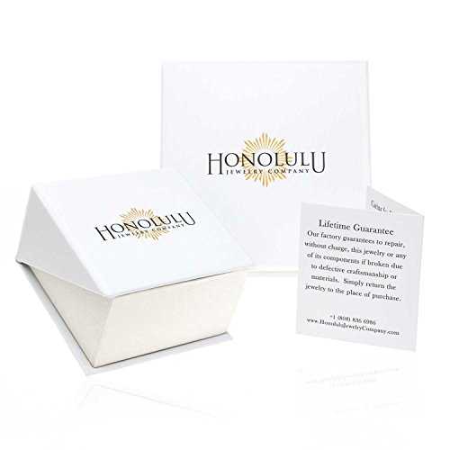 Honolulu Jewelry Company 14K Solid White Gold 1mm Box Chain Necklace - 20 Inches - Thumbnail 3