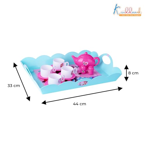 Image of Minnie Tea Playset for Kids Aged 3+ | 12-Piece Pretend Play Tea Party Set with Electronic Kettle, Boiling Sounds & Lights |Safe & Non-Toxic Educational Kitchen Toy|Birthay Gift for Toddlers