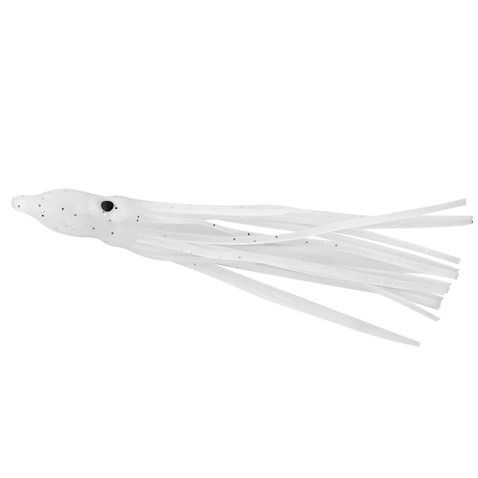 Alomejor 10Pz/Borsa Richiamo di Pesca in Gomma Mini-Size Calamari Forma Polpo Esca per Attrezzi da Pesca All'aperto