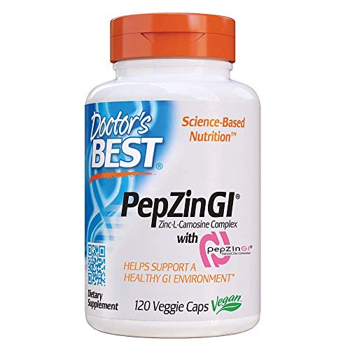 Zinc-carnosine complex with pepzin gi - 120 ct