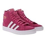 Rosa adidas Originals Basket Profi Sneaker Hochgeschnittene Basketball-Schuhe für Damen Sport-Sneaker Skater-Schuhe Pink, Größe:36 2/3