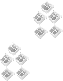 NOLITOY 10 PCS Parrot Feeder Bird Food Cockatiel Bird Feeder for Large Birds Bird Waterer Bird Feeder