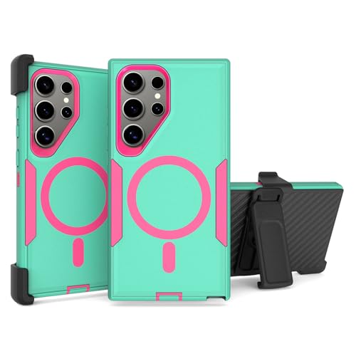 showdd Designed for Samsung Galaxy S24 Ultra Case,Blue Rose
