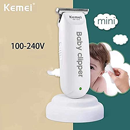 Mini Maquina Cortar Cabelo Bebe Criança Portátil Kemei 1319