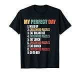 My Perfect Day Funny Crossword Puzzles T-Shirt