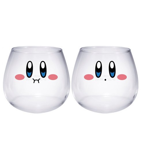 Banpresto Ichibankuji Star Kirby of The 25 Anniversary Pupupu Collection F Award Glass Collection Kirby Set of 2