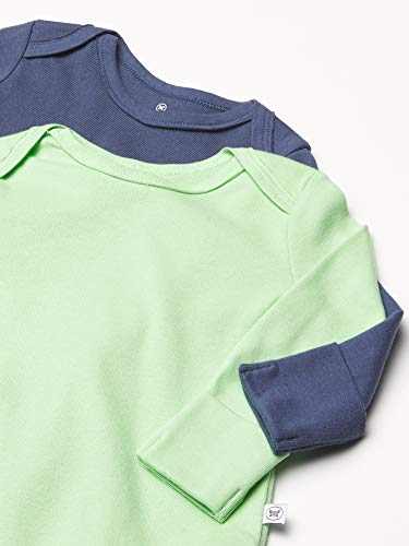 Image of HonestBaby Baby 10-Pack Organic Cotton Long Sleeve Bodysuits