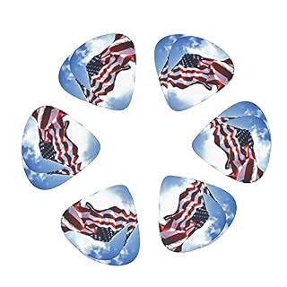 Médiators Guitare 12-Pack Usa Drapeau Américain Médiators Guitare Électrique Guitare Acoustique Diverses Guitares - Les Beatles, Paul McCartney, John Lennon, RIngo Starr, George Harrison
