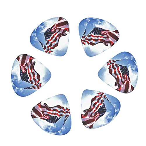 Médiators Guitare 12-Pack Usa Drapeau Américain Médiators Guitare Électrique Guitare Acoustique Diverses Guitares - Les Beatles, Paul McCartney, John Lennon, RIngo Starr, George Harrison Médiators Guitare 12-Pack Usa Drapeau Américain Médiators Guitare Électrique Guitare Acoustique Diverses Guitares