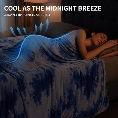 Image of Guohaoi Cooling Blanket for Hot Sleepers and Night Sweats 50 inchx70 inch Twin Size