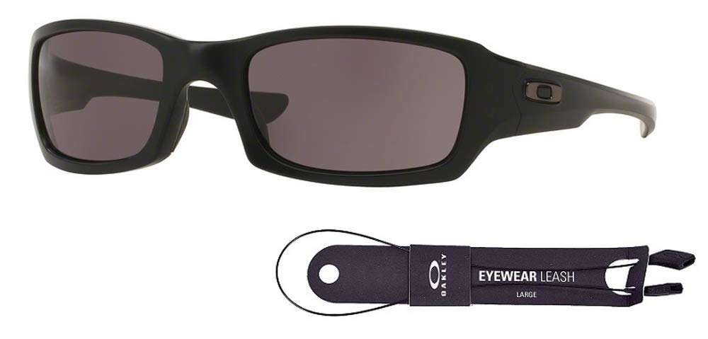 Sponsored Ad - Fives Squared OO9238 Sunglasses For Men + BUNDLE Leash+ Bundle Accessory Leash Kit, Microfiber Pouch