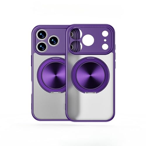 Coque iPhone 17 Pro Max violette : protection antichoc et anneau magnétique premium
