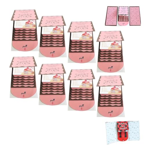 Handmade Waterfall Christmas Gift Card Booklet, Money Envelopes for Cash,