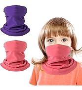 HEGCOIIE 2 Stück Kinder Loop Schal Fleece Schlauchschal Halswärmer Halstuch Winddicht Ski Maske W...