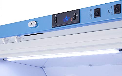 Summit Appliance Arg6Pv Pharma-Vac Performance Series 6 Cu.ft. Freestanding Ada Compliant Height Vaccine Refrigerator With Glass Door, Automatic Defrost, Digital Thermostat And White Cabinet #TOP6