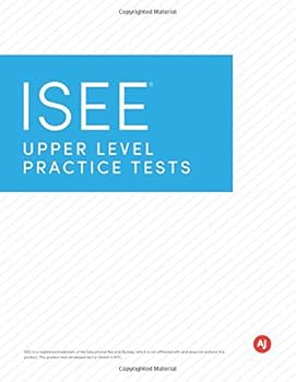 Paperback ISEE Upper Level Practice Tests (AJ) Book