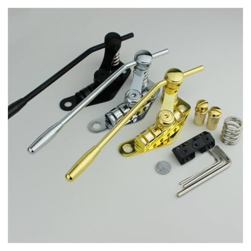 Puente para guitarra eléctrica estilo Tune-O-Matic negro miniatura 3