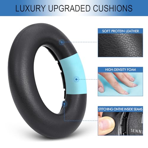 Image of GEVO Earpads for Sennheiser Accentum /Accentum Plus Headphones - Black
