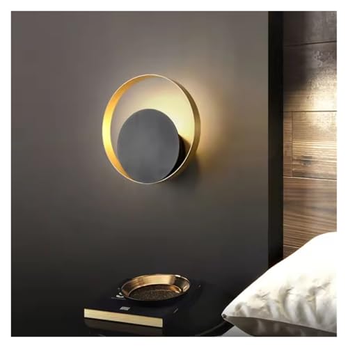rechargeable sconces wall lights Minimalist Modern Living Room Background Wall Light Black Circular G9 Bulb Study Light Luxury ﻿,Wall Light sconces