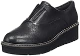 Keil Clarks Damen Airabell Sky Loafer, Black Leather, 39.5 EU