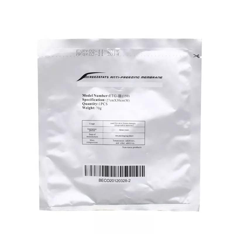 70g Anti-freeze membranes fat freezing Napkins membrane | fat freeze cryolipolysis machine anti frostbite cryo pad 70g freezefat anti-freezing membrane 27x30-image-23