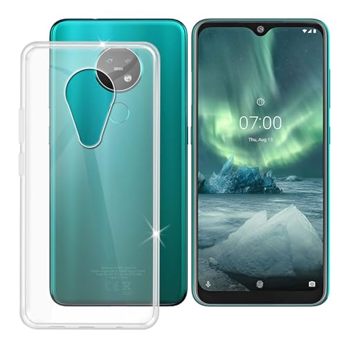 Coque Silicone Ultra Fine Transparente Pour Nokia 7 Plus - Neuf