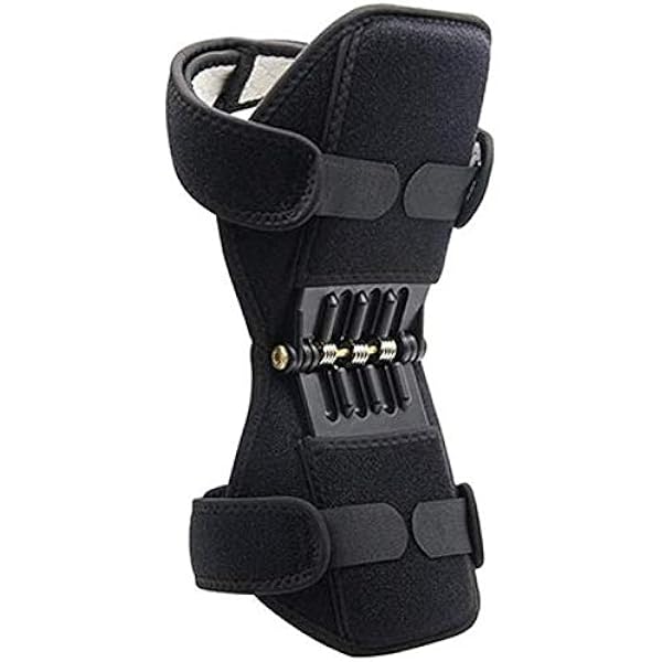 Medical Hinged Knee Brace Arthritis Knee Stabilizer Support Knee Pad Adjustable Bi-Directional Strap for Strong Rebound Spring Force Strong Rebound Power of Knee Pad Arthritis, Torn Meniscus Tears, Tendonitis Medial Arthritis Size 2pcs