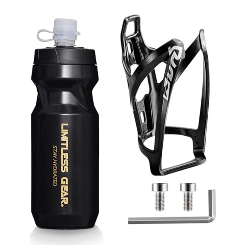 OSIGEI Portabottiglie per Bicicletta con Bottiglia 21 oz