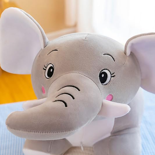 Image of SCOOBA Super Soft Baby Elephant Soft Toy (Baby Elephant Grey)