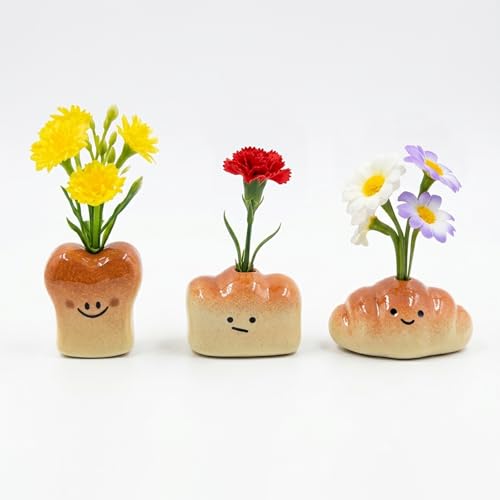 Imanes Mini Jarrón Pan DIF DECO 3 Piezas Decorativos miniatura 1
