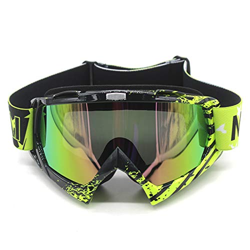 Lunette Moto Enfant Lunettes Dirt Bike VTT Lunettes Moto Cross YOUUPOC Enfant - Protection UV, Anti-buée, Sangle Réglable Lunettes Protection Enfants Lunettes De Protection Moto