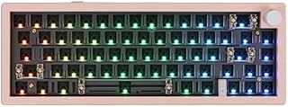 EPOMAKER EK68 65% klawiatura gamingowa Bluetooth, zestaw "zrób to sam", Hotswap Gasket Mount PCB, klawiatura mechaniczna z diodami LED skierowanymi na południe, potrójny tryb, programowalna VIA dla