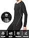Rolimaka 2 Set Youth Boys' Thermal Underwear Set Fleece Lined Compression Shirt Leggings Pants Kids Base Layer Cold Weather GL M