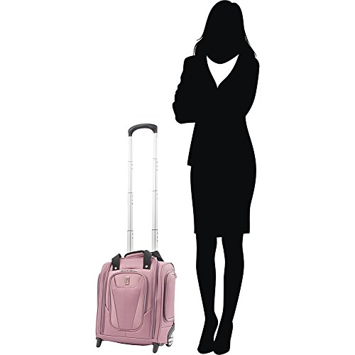 Travelpro Maxlite 5 Softside Lightweight Rolling Underseat Compact Carry-On Upright 2 Wheel Bag, Men and Women, Azure Blue, 15-Inch