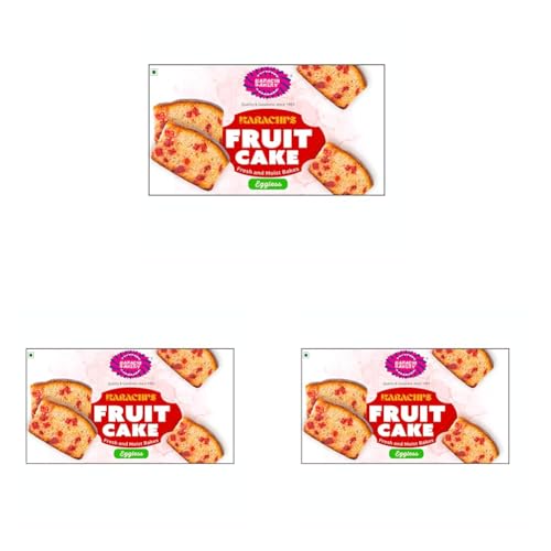 Image of Karachi Bakery Fruit Cake 200gram (Pack of 3)