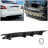 ECOTRIC Rear Bumper Lip Diffuser for 2009 2010 2011 2012 2013 2014 2015 7th Gen Maxima Rear Body Kit...