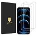 Produktbild UNBREAKcable Panzer Schutzfolie Glas für iPhone 12 Pro Max - [3 Stück] 9H Härte 2.5D Panzerfolie (6.7 Zoll), Displayschutzfolie [Anti-Bläschen, Anti-Kratzer, leicht anzubringen]