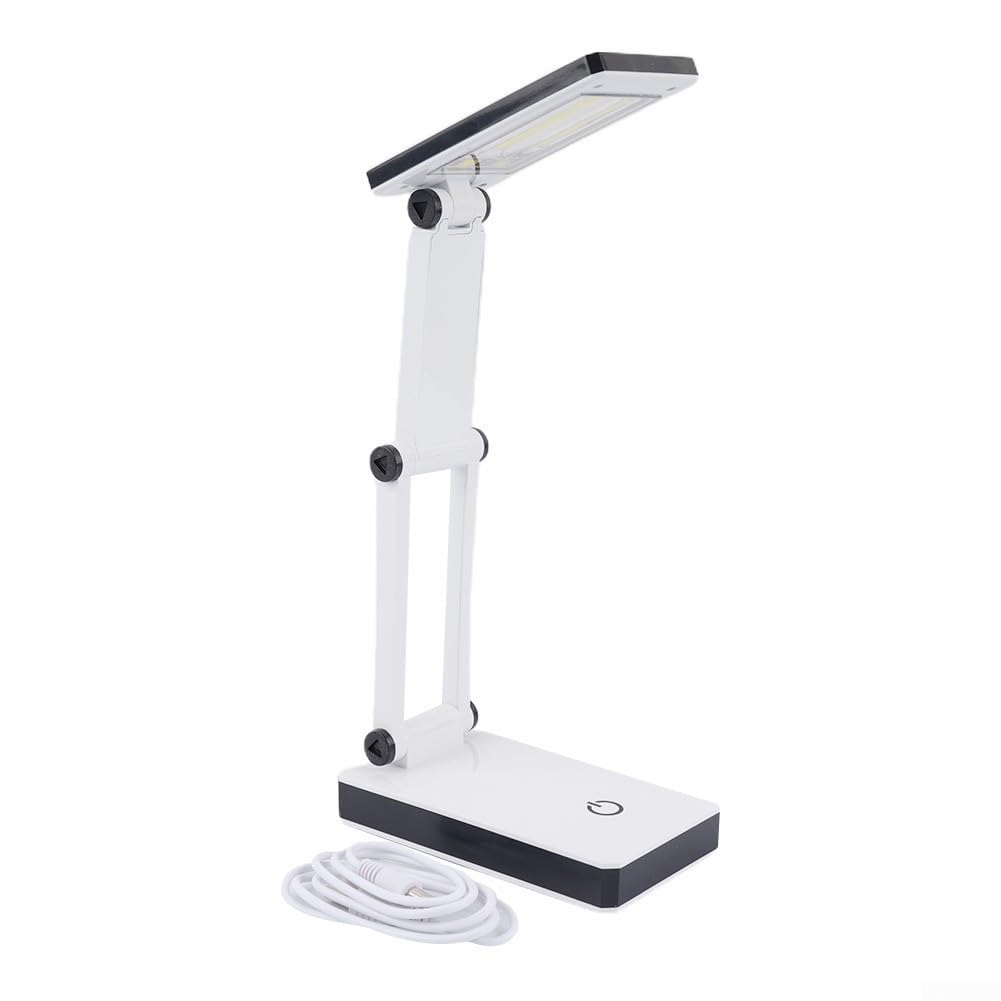 SPORTARC Folding LED Desk Lamp Touch Control Reading Light Portable Compact White
