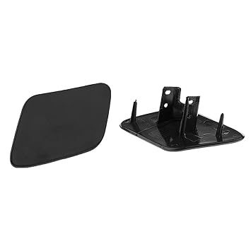 1 Pair L & R Unpainted Headlight Washer Cover Cap for Audi A4 B7 2005-2008