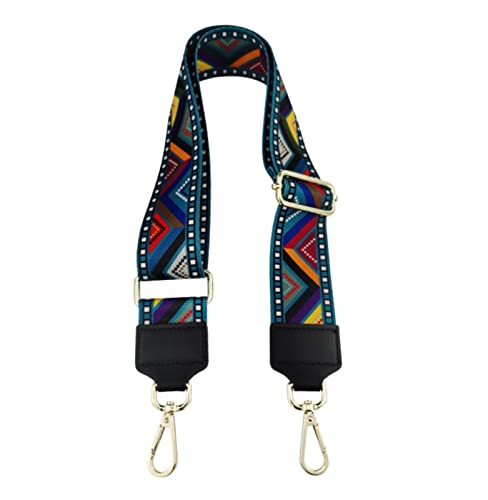 OMTONGXIN Tas riem 5cm Femmes Large DIY Accessoires Sac à Main à l'épaule Carrelage Body Sac Bretelles Courroie vervangbare riem (Color : C3, Size : 130cm-metal Black) Cover