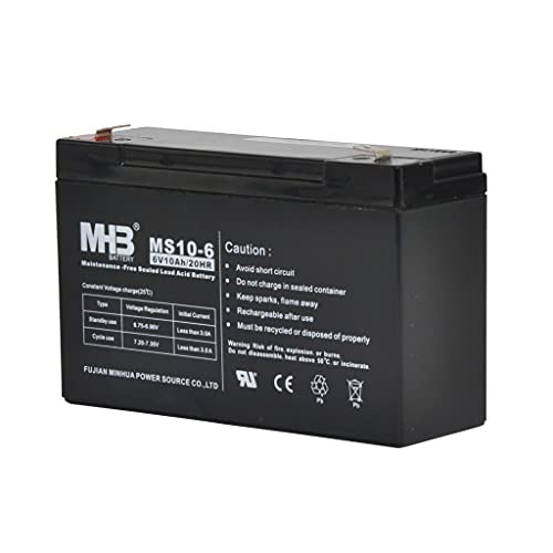 Batterie 6 V Gallagher pour S40 : alimentation 10 Ah pour électrificateur de clôture