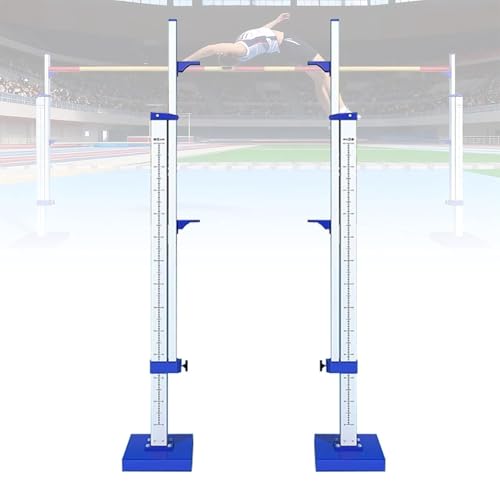Regulowane standardy skoku wzwyż, 50-260 cm, przenośny drążek treningowy ze stopu aluminium do zawodów lekkoatletycznych na świeżym powietrzu, sprzęt lekkoatletyczny