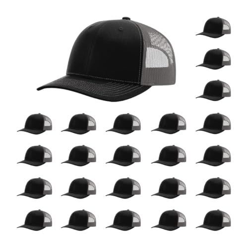 Richardson 112 Classic Six-Panel Adjustable Snapback Trucker Cap | Bulk Packs Available