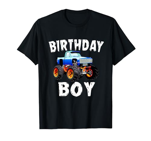 Monster Truck Birthday Boy Monster Truck son mis amantes de las mermeladas Camiseta