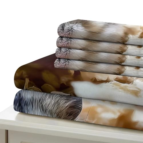 Housse de couette hamster avec fermeture éclair pour lit double 200x200