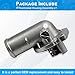 902-3036 Upgrade Aluminium Engine Coolant Thermostat Housing Assembly for Chrysler 200 Town&Country Dodge Avenger Journey Ram C/V ProMaster 1500 2500 3500 Jeep Cherokee 5184570AH 68136754AA 5184570AJ