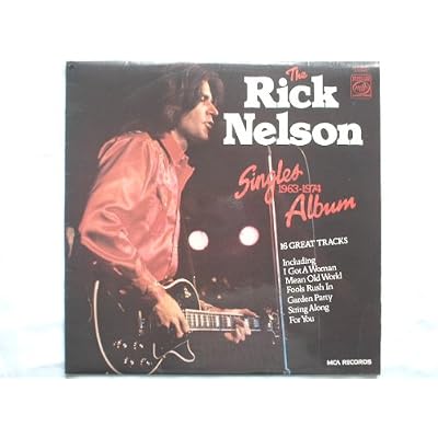 Nelson, Rick The Rick Nelson Singles Album LP Music For Pleasure MFP50411 EX/EX 1970s