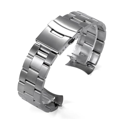 Correa de acero de 20 y 22 mm ideal para renovar el estilo de tu reloj de buceo Seiko