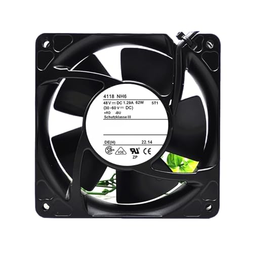 Ventilateur 4118NH6 48VDC 12038 extracteur d'air pour serveur